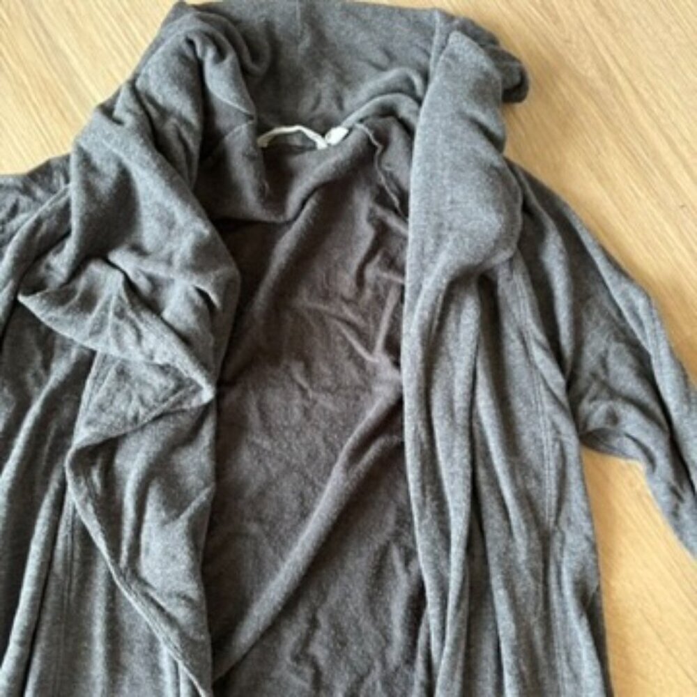 ** Athleta Studio Wrap Charcoal Heather Gray Small - Picture 6 of 10